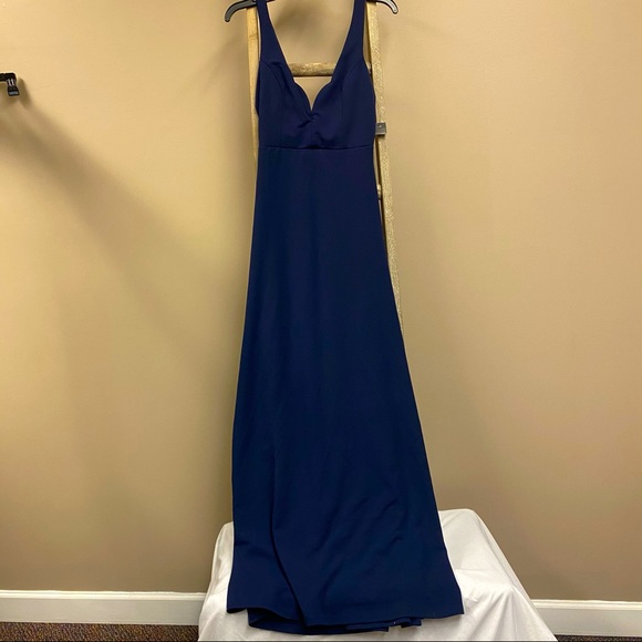 Lulus glamour than this navy maxi sleeveless dress - Picture 4 of 10
